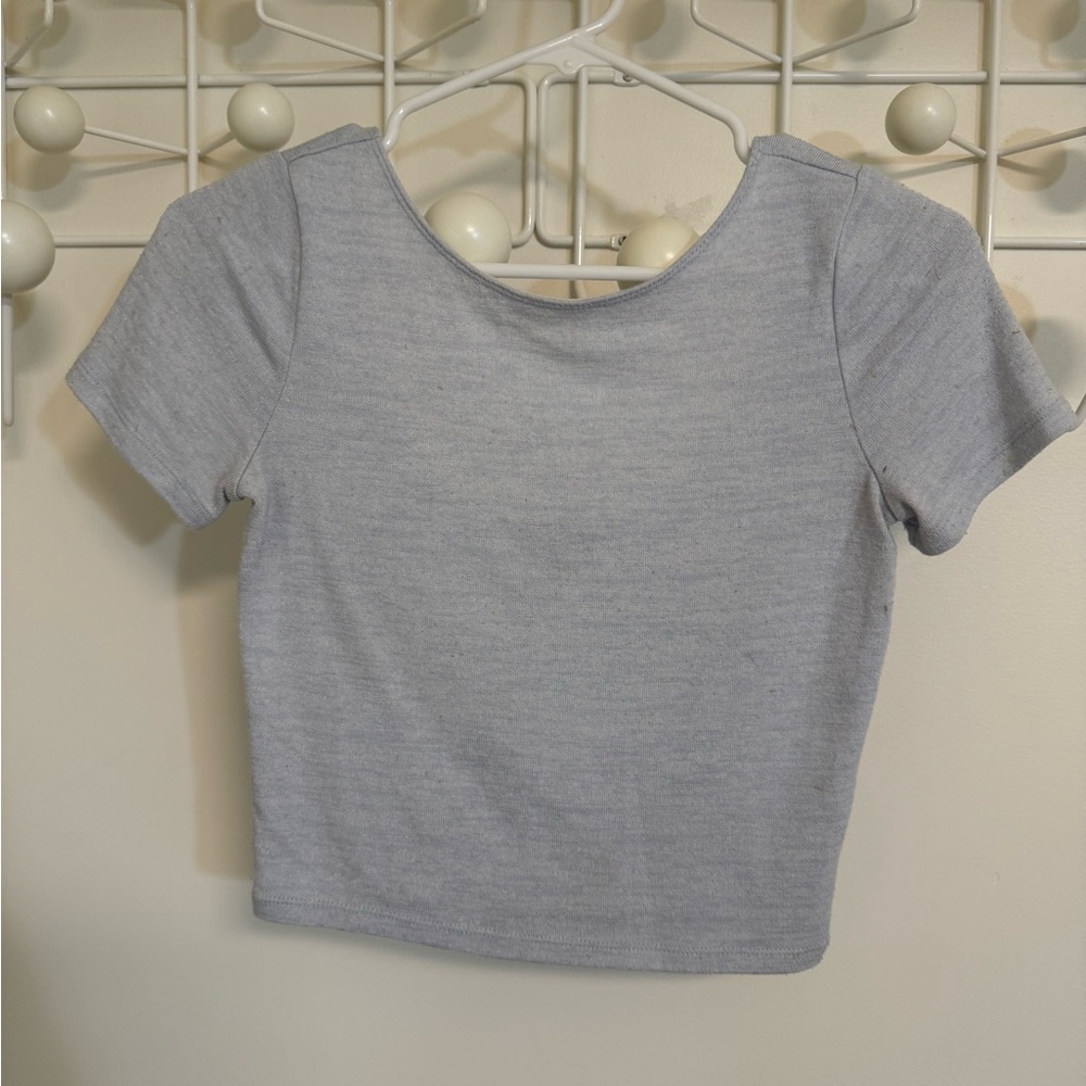 Wilfred Baby Blue Crop - Picture 1 of 2
